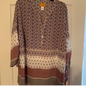 Ruby Rd. Easy Wear V-Neck Tunic